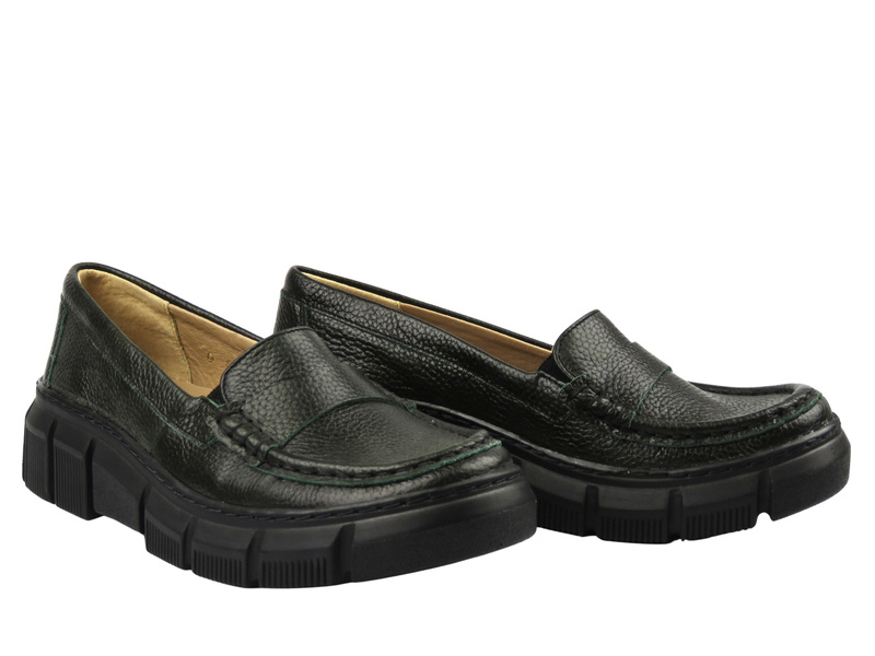 Mokasíny Helios Komfort 659S zelené