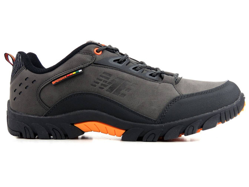 Nízká pánská treková obuv - BADOXX MXC-8229, šedá