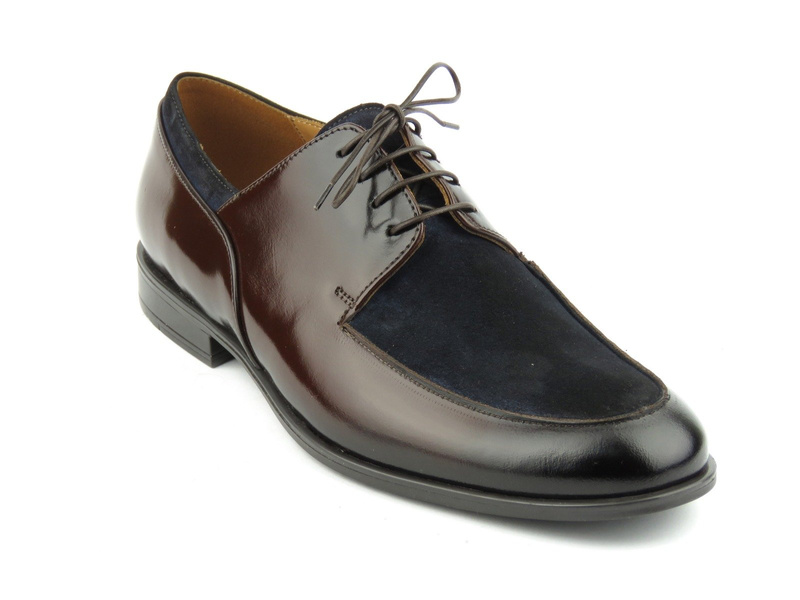 Pánské kapouny z vysoce kvalitní kůže - Conhpol 8502, hnědá