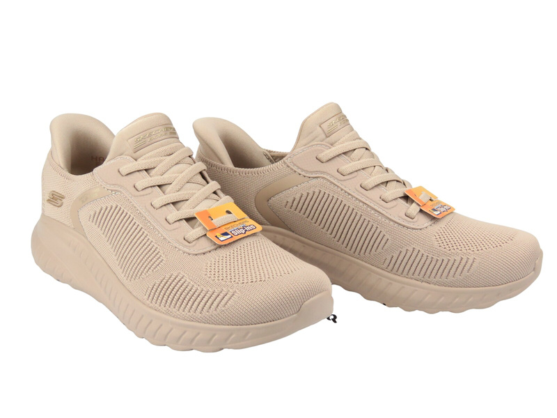 Sportovní dámské boty Skechers 117497 v béžové barvě