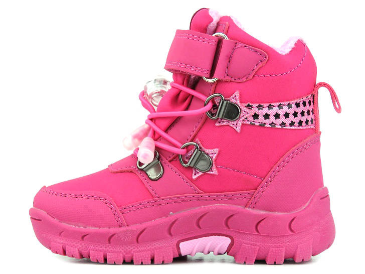 Nepromokavé dětské sněhule - AMERICAN CLUB Softshell HL 68/22, růžové