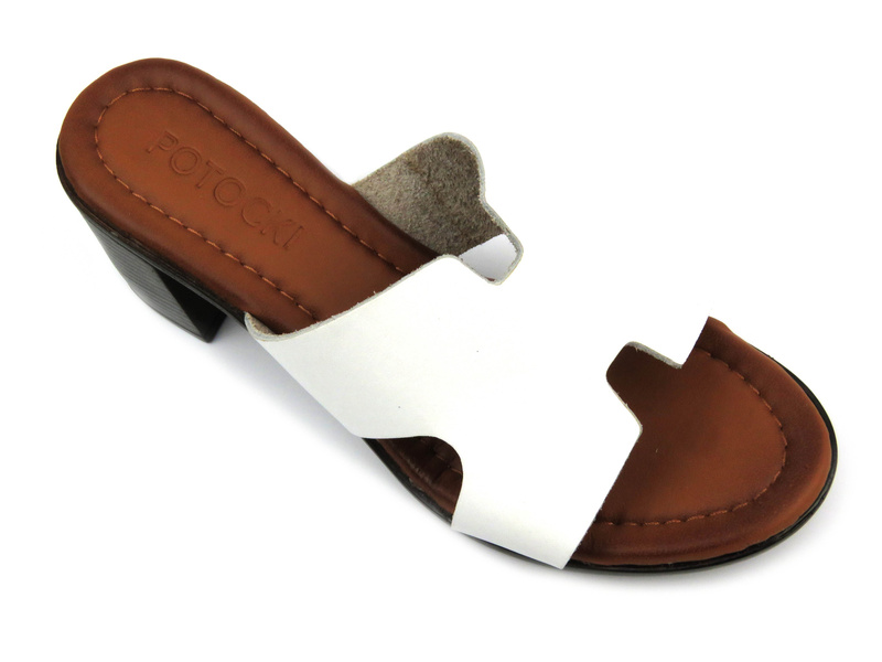 Dámské ploché žabky - Potocki 23-21007, černé