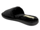 Dámské pantofle s umělou kožešinou bez krku - INBLU EK-11/2 Black Slip-On