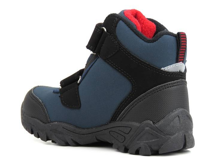 Dětské sněhule s Waterproof systémem - AMERICAN CLUB Soft Shell WT70/22N, tmavě modrá