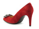 Brenda Zaro T3453 dámské vysoké podpatky, červené