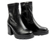 Dámské kotníkové boty na podpatku černé Potocki 25-12419