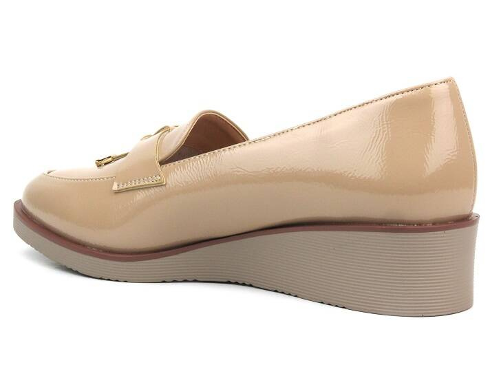 Elegantní dámské mokasíny Vinceza 58266, béžová