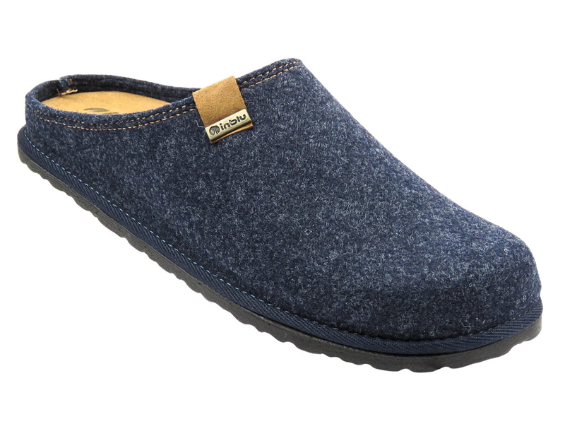 Pohodlné pánské pantofle INBLU SI-25, tmavě modré