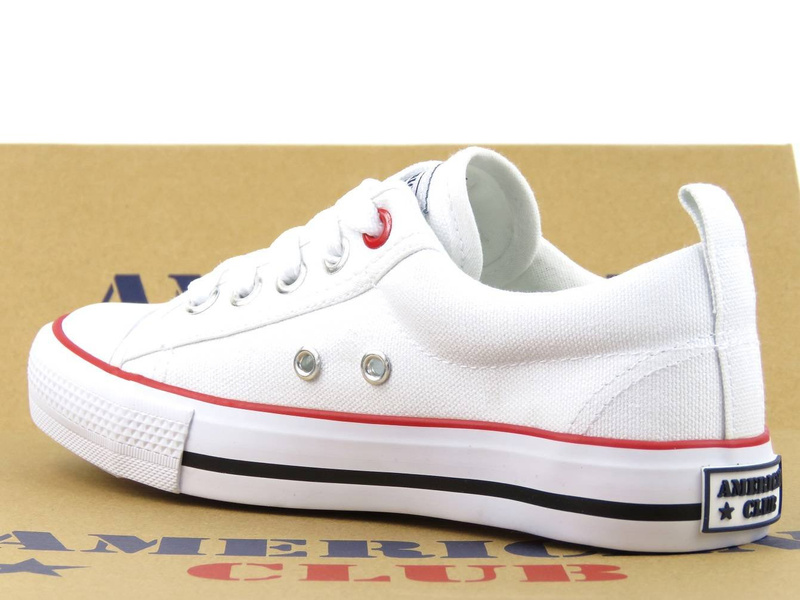 Dětské tenisky AMERICAN CLUB LH 25/21, bílé