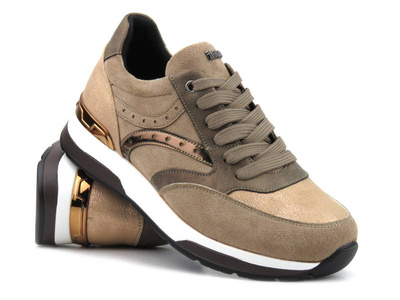 Dámské tenisky na platformě - INBLU IN001302, béžové