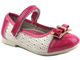 Dětské dívčí baleríny Badoxx 3SD-274-BL, bílé s růžovou
