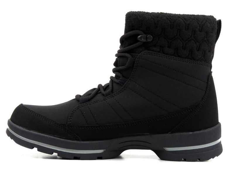 Černé dámské sněhule AMERICAN CLUB SN02, Softshell a Tripletex