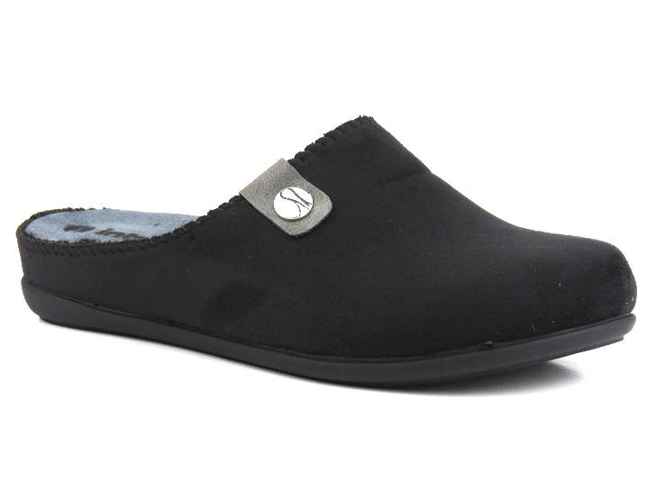 Teplé dámské pantofle s vyjímatelnou vložkou - INBLU GF-11, černé