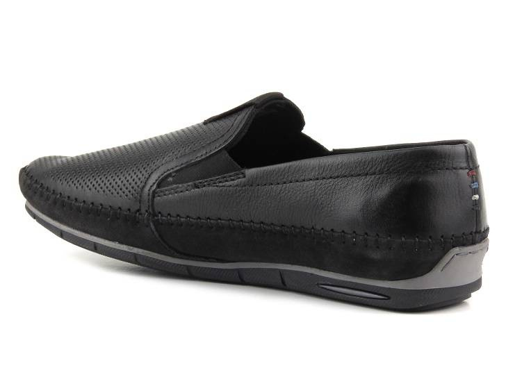 BUGATTI 321-A2X6E-1000 pánské nazouváky, černé