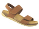 Pohodlné dámské sandály z přírodní kůže Inblu AA-1KU camel