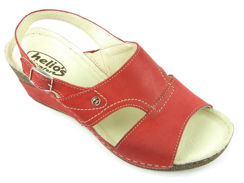HELIOS 217 dámské sandály, červené