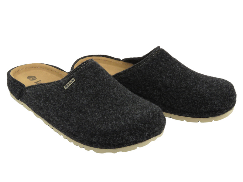 Pánské šedé pantofle Inblu RU-04