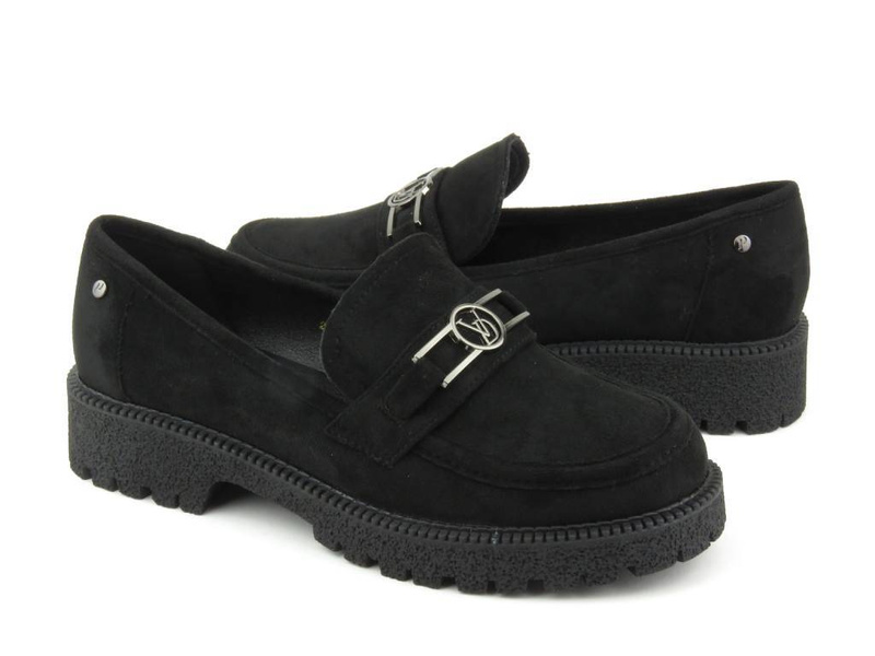 Dámské boty a mokasíny se silnou podrážkou - Potocki 21047, černé