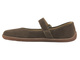 Dámské barefoot minimalistické kožené polobotky Nika Komfort 1445, hnědé