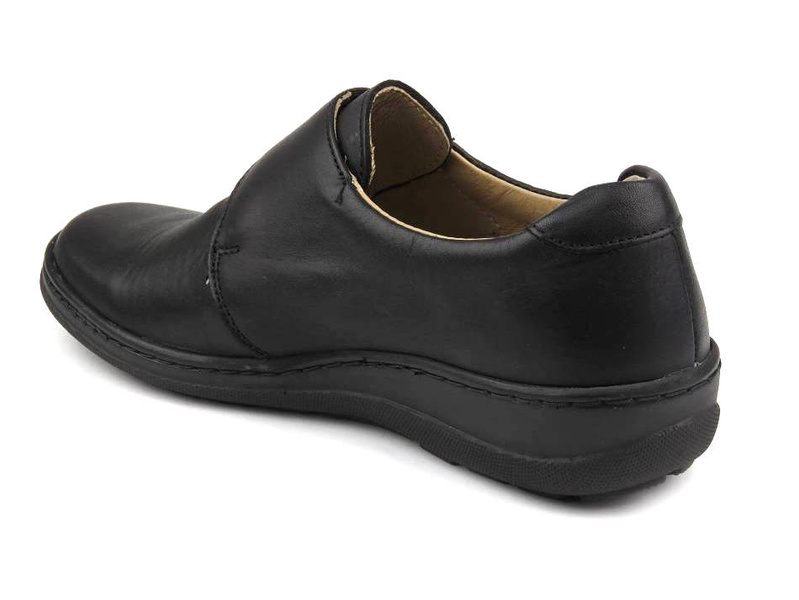 Pohodlná dámská obuv se širším svrškem - HELIOS Komfort 382-2, černá