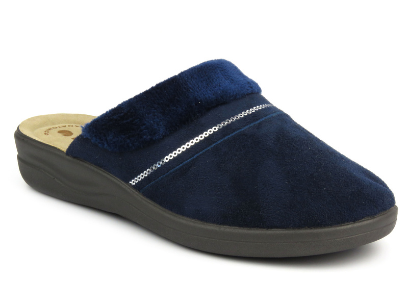Pohodlné dámské pantofle INBLU 5D05T704, bordó