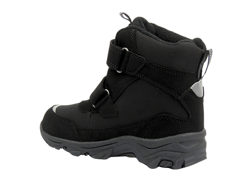 Sněhule, zateplené dětské trapery - AMERICAN CLUB SN60/24, černé