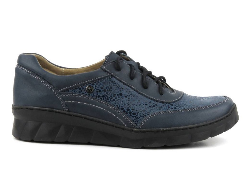 Lehké a pohodlné dámské tenisky - Helios Komfort 360, tmavě modrá