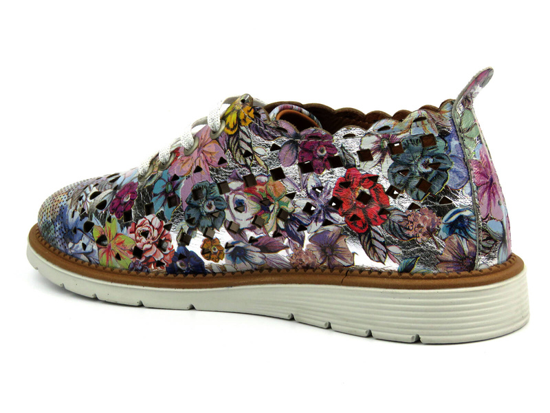 Dámské prolamované boty se silnou podrážkou - VENEZIA 77839112, vícebarevné