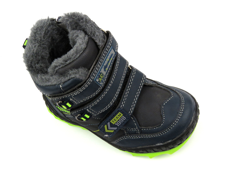 Chlapecké dětské boty AMERICAN CLUB 87357, tmavě modrá