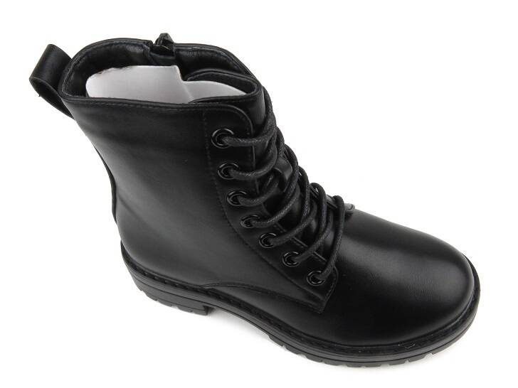 Dětské kotníkové boty - MISS E 23DZ35-4235, černé