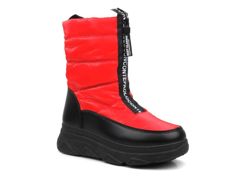 Teplé dámské sněhule - Potocki 16064, červené