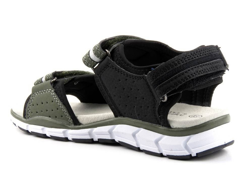 Dětské sportovní sandály pro kluky - American Club ES33/21 (22), khaki