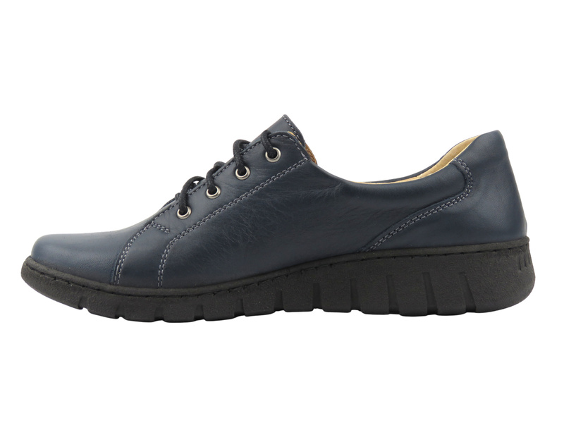 Pohodlná dámská obuv z přírodní kůže HELIOS Comfort 429, žlutá
