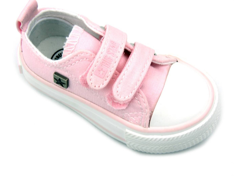 Dětské tenisky na suchý zip - Big Star HH374203, růžové