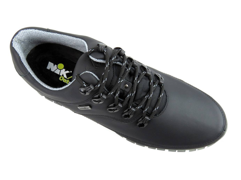 Pánská treková obuv, sportovní obuv s membránou SympaTex - NIK 03-0948, černá