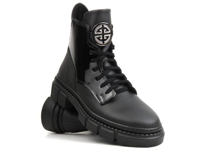 Dámské boty polské značky - Waldi 1169, černé