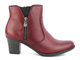 Dámské kotníkové boty na podpatku - Rieker Z7650, červené