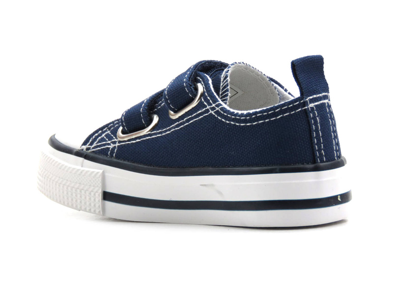 Dětské tenisky na suchý zip - BIG STAR KK374075, tmavě modrá