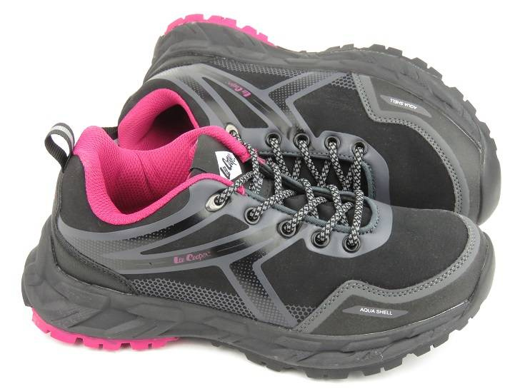 Dámské nízké trekingové kalhoty s Aqua Shell - LEE COOPER 22-01-1370L, černé