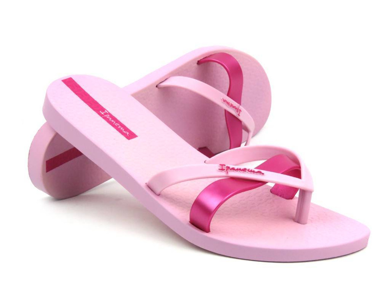 Dámské gumové žabky IPANEMA 81805, metalicky růžové