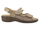 Dámské kožené sandály HELIOS Comfort 172, béžové