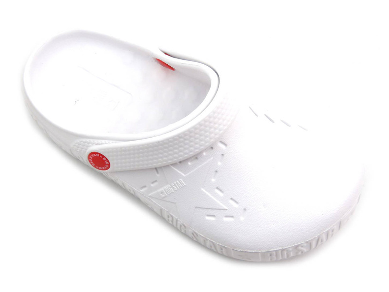 Pánské dřeváky - BIG STAR II175003, bílé