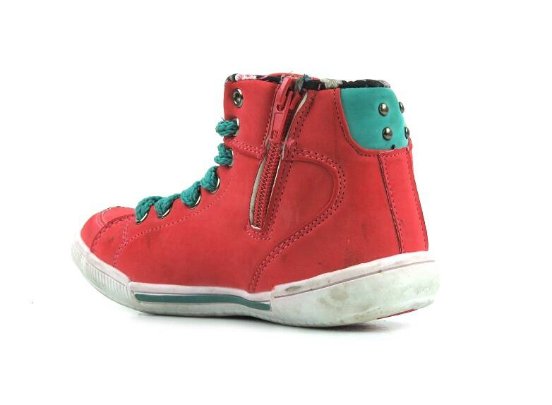 Dětské trekové boty, zimní boty - Badoxx 3XC-6514, červená