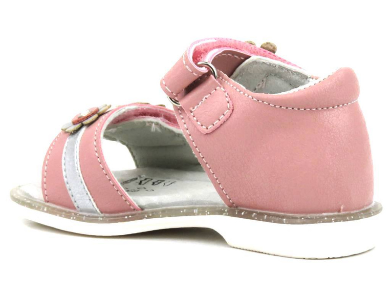 Dětské sandály s profilovanou stélkou - WOJTYŁKO 22302, růžové