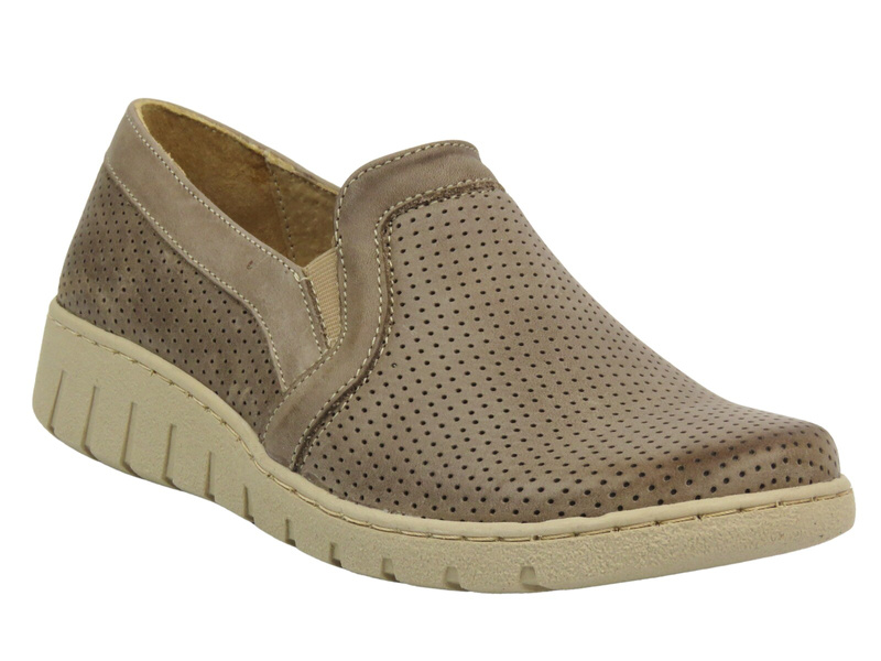 Dámské nazouváky - Helios Comfort 430, béžová