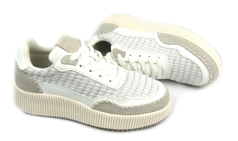 Dámská sportovní obuv na platformě - BRIVIDO SHOES TW0815-09, šedá