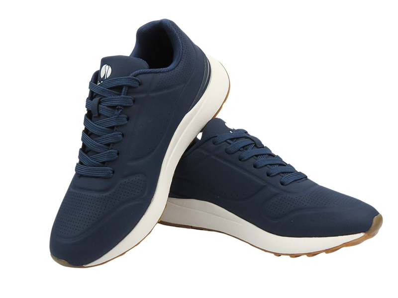 Modré pánské sportovní boty na šněrování Inblu IU-11