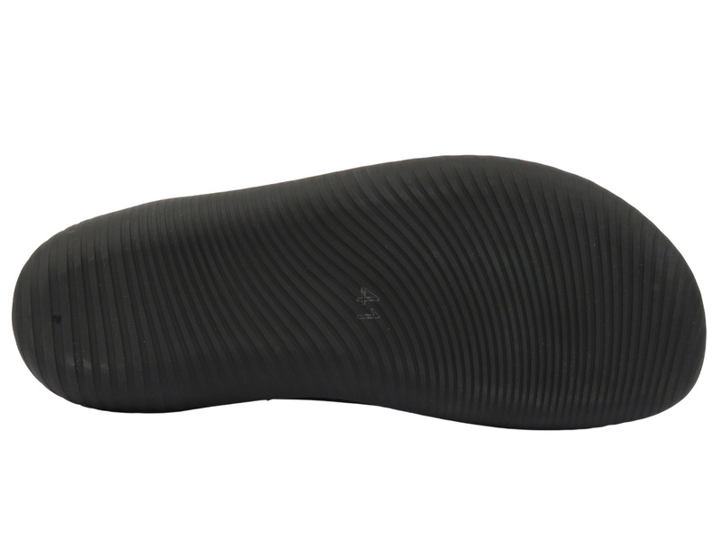 Barefoot kožené minimalistické pánské polobotky šíře H černé Wasak 0741