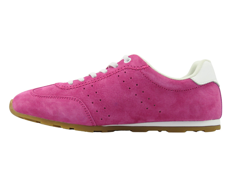 Pohodlné kožené dámské polobotky Kobbo 41536, fuchsiové