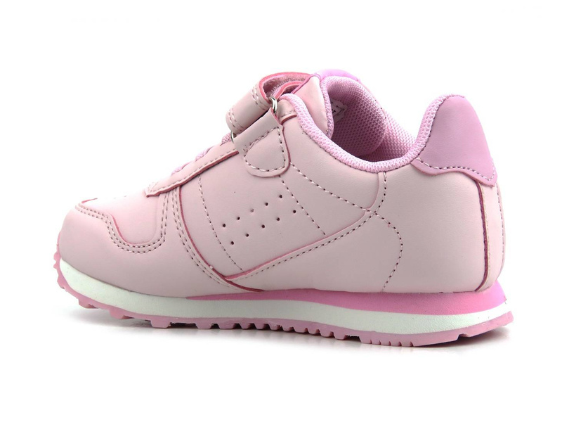 Dětské tenisky se zapínáním na suchý zip - AMERICAN CLUB ES68/22, růžové